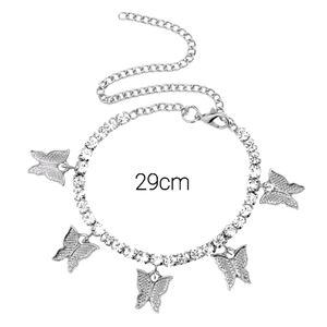 Butterfly Anklet w/ Diamonds